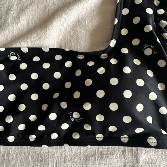 NWT• KATE SPADE• Women’s 2 Piece Lia Logo Dot Bikini Set Size Medium - Picture 13 of 14
